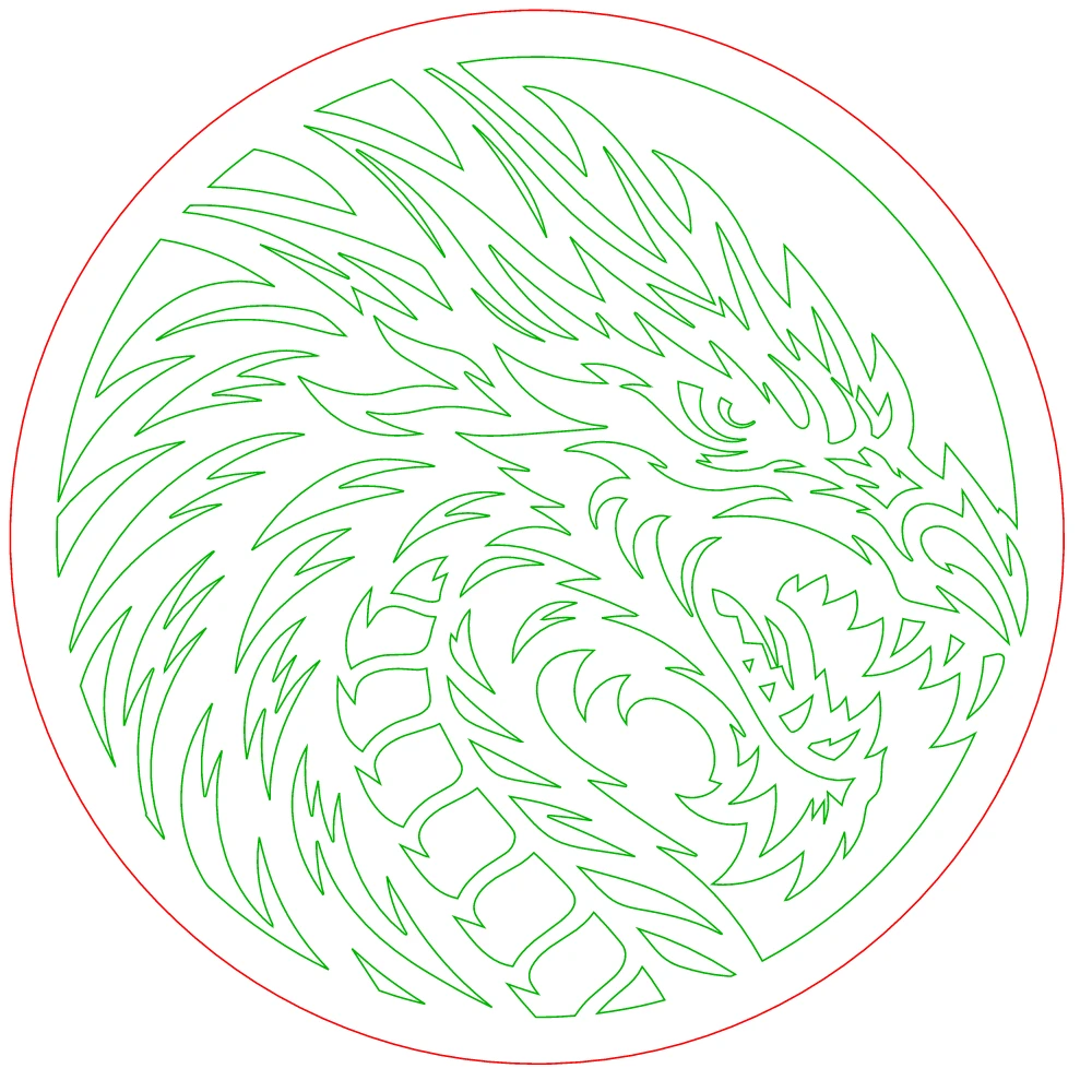Dragon cut file